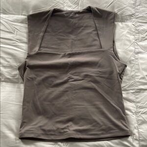 Abercrombie square neck tank size L - stretchy
